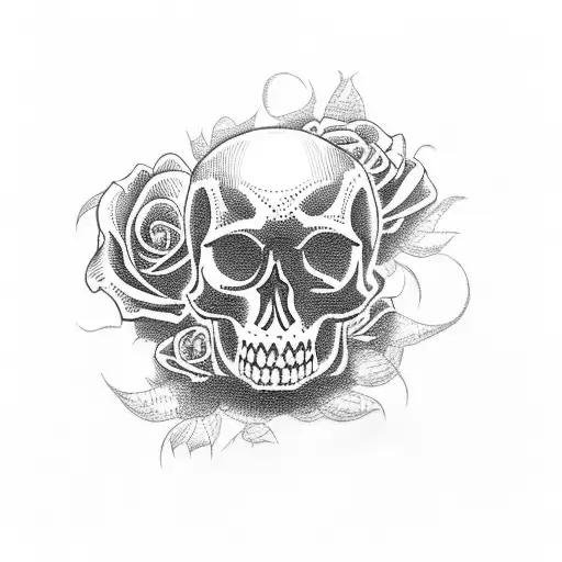 Skull And Roses