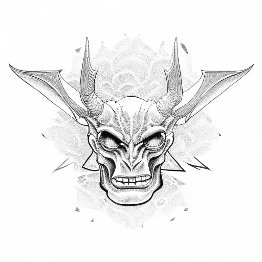 Police Officer Fighting Satan