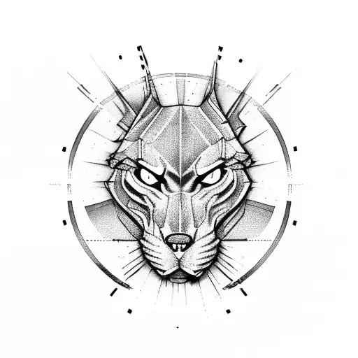 Sleek Sports Car Silhouette With Tire Tracks