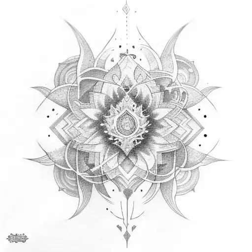 Lotus Cosmic Fragmented