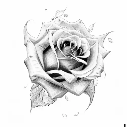 Rose Drawing For Women