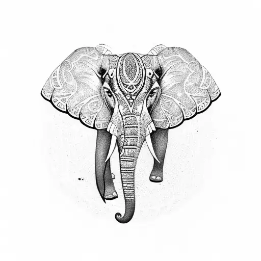 Mandala Whole Elephant
