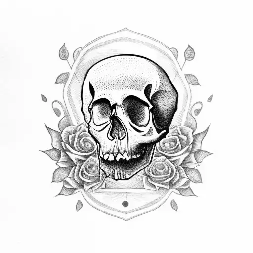 Skull And Roses