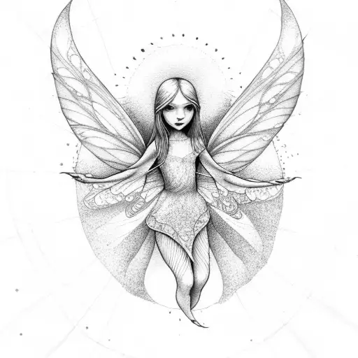 Fairy Hugging The Sun