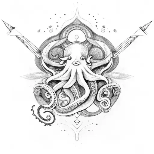 Sagittarius With Octopus