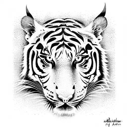 Thai Tiger Abstract