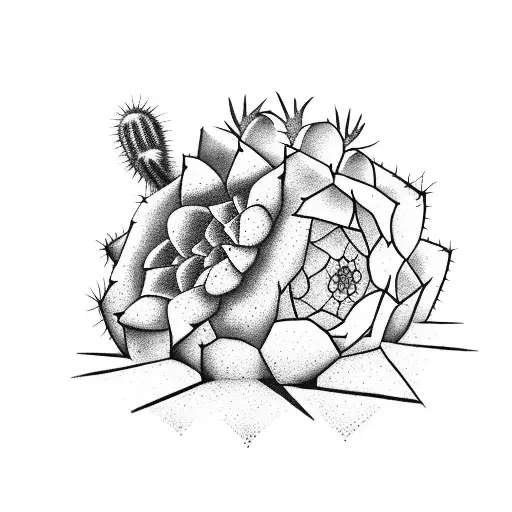 Picture Frame With A Cactus West Texas And Hell In It