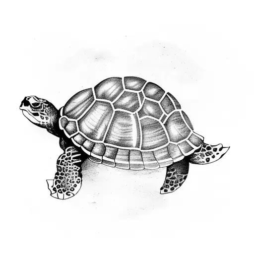 Turtle On Skateboard