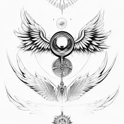 Seraphim Angel Symmetrical Eyes Everywhere Demon