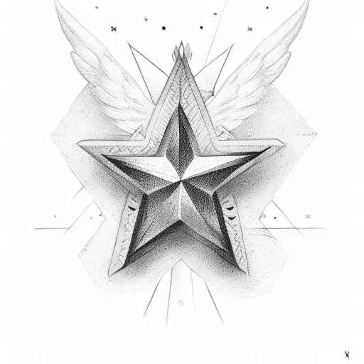 Simple Star With Angel Number 333