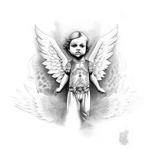 Gaurdian Angel With Boy