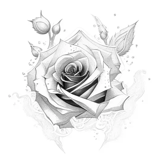 Rose With Gangster Font