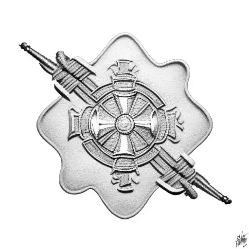 Firefighter Maltese Cross
