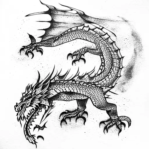 Dragon With Wighs