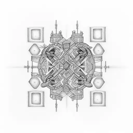 An Intricate Computer Circuit Design With Chess Pieces Integrated