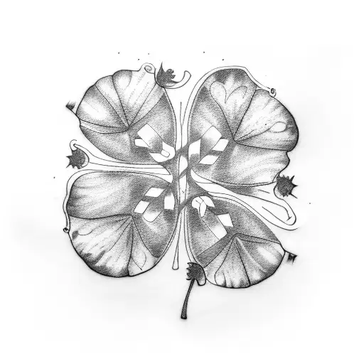 Sun And 4 Leaf Clover