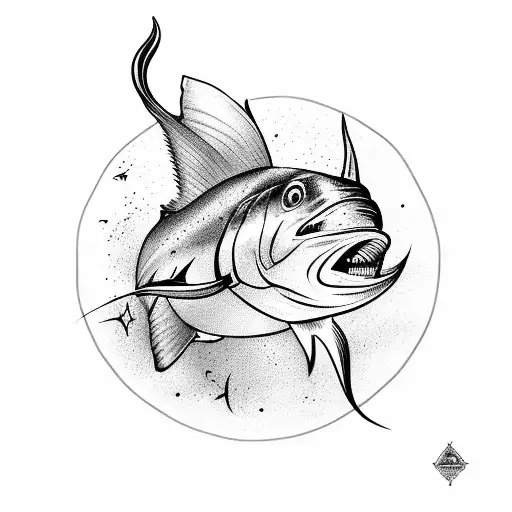 Majestic Marlin Leaping Out Of The Water