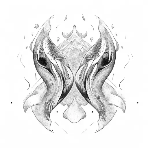 Orca Black White In Fires