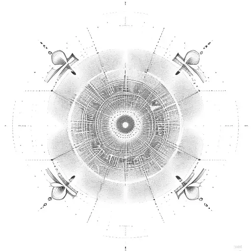 Numbers 111 444 555 777 In A Circle