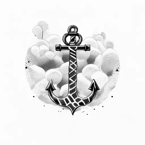 Anchor With Pavoreal Feather