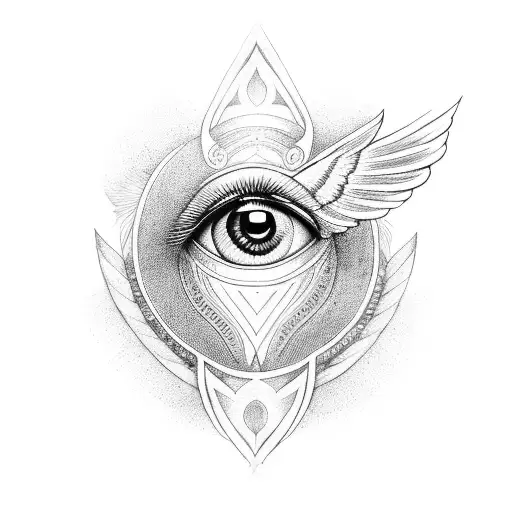Dove With Eye Of Ra