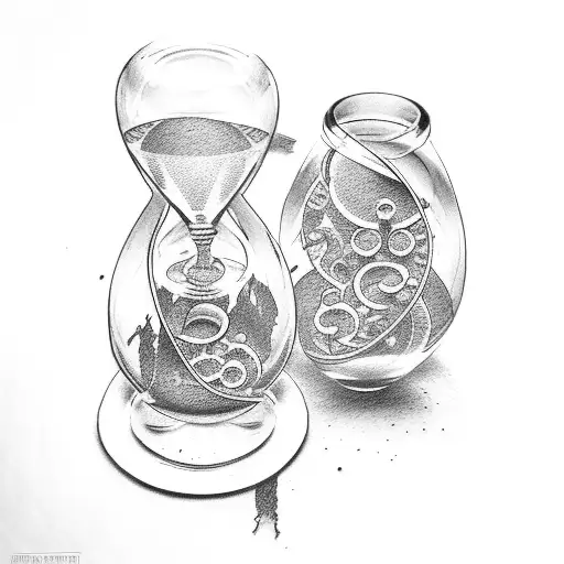 Broken Hourglass Question Mark