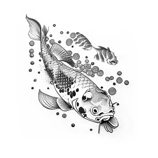 Koi Fish Trash Polka
