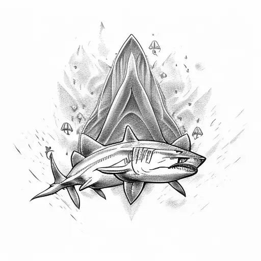 Trident With Shark