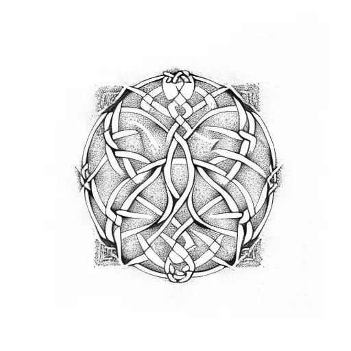 Celtic Knot Tree Of Life