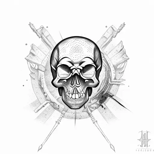 Nordic Ruin On Skull