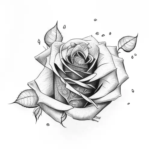 Rose Bush Around The Forearm