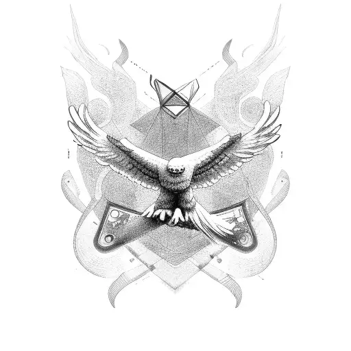 Infinity With Eagle Simple