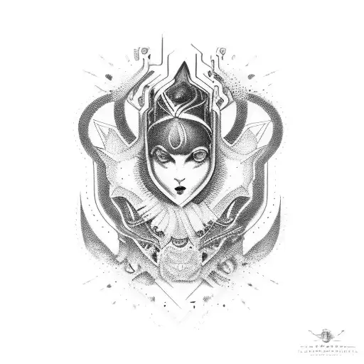 Blackwork Full Leg Tattoo That Resembles Adhd And Dark Techno At The Same Time