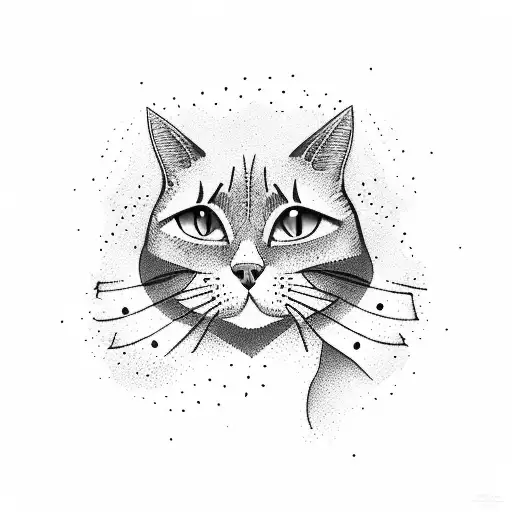 A Cat Hiking In The Mountains