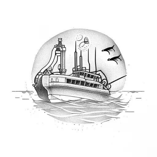 Fishing Boat And Book