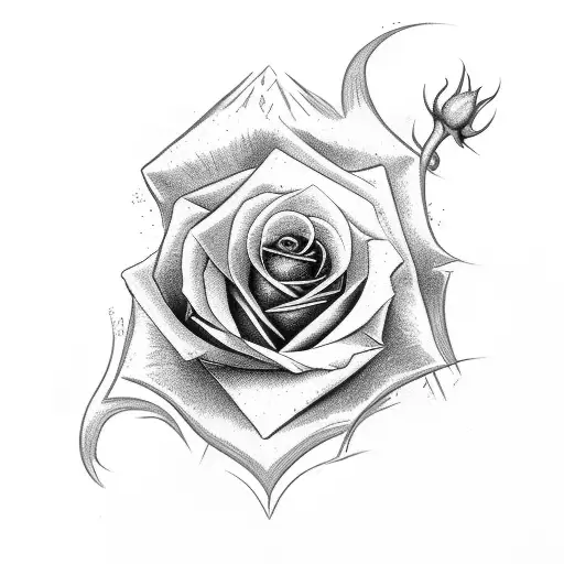 Rose With Bulgarian Flag