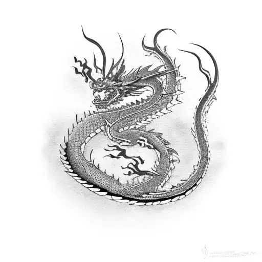 Dragon Tattoo For Vsg Scars