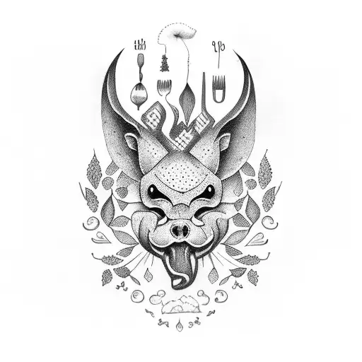 A Mouthwatering Spread Of Traditional Serbian Dishes Surrounded By Nature Elements