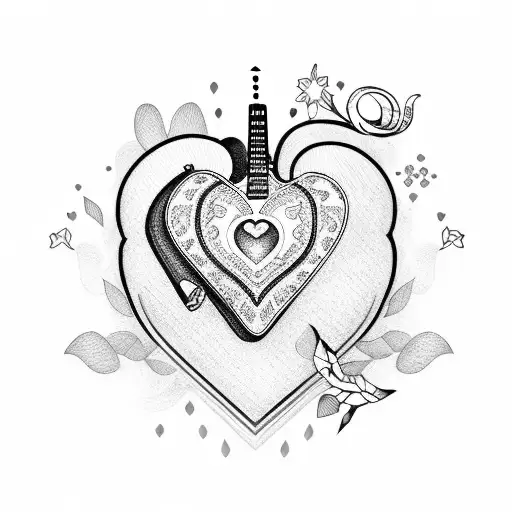 Heart With Guitar