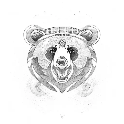 Bears Looking Up At Arevakhach Symbol