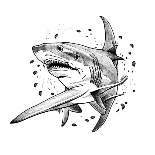 Simple Shark With 1975 1966 2007