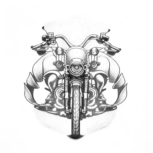 Reaper Riding Harley Davidson