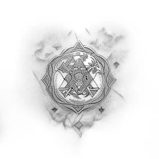 Tatto For Country Serbia Like Symbol