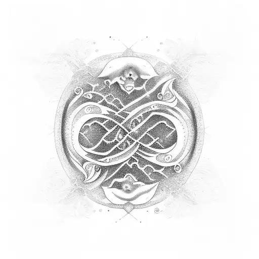 Pisces Waves Hippy Ornamental