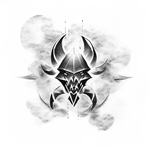 Tatoo Aries Logo Dota2 Behind Cloud