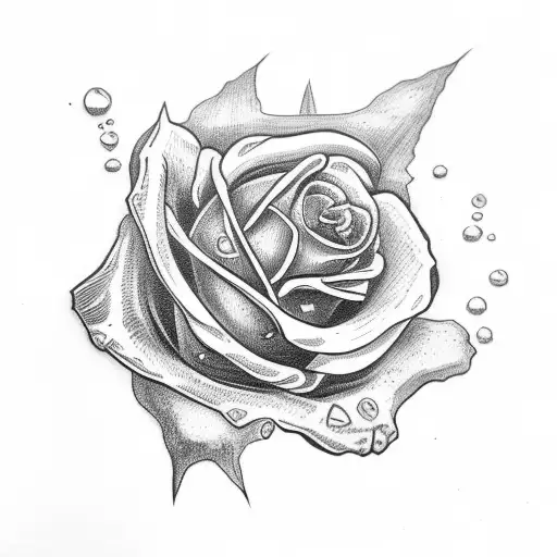 Skull Rose