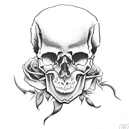 Skull And Roses