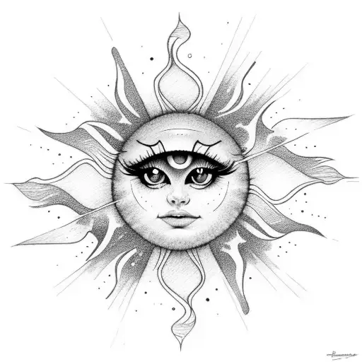 Sun With Eye