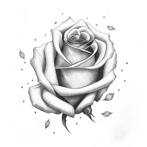 Broken Heart Rose