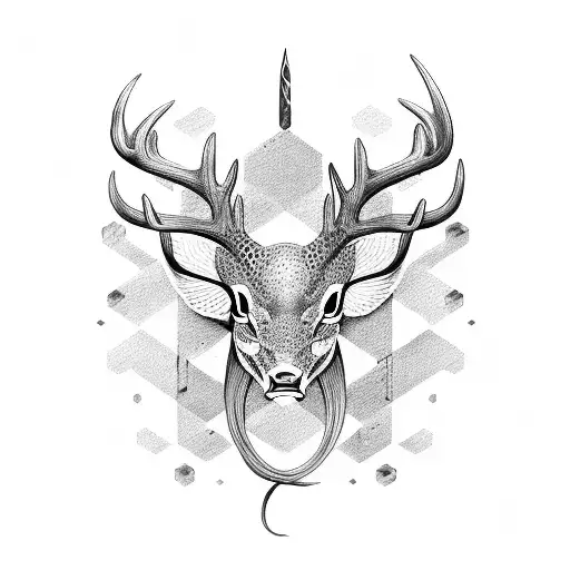 Fish With A Buck Horn